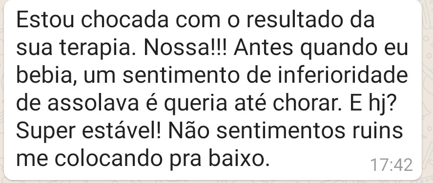 Depoimento: Superação de sentimento de inferioridade