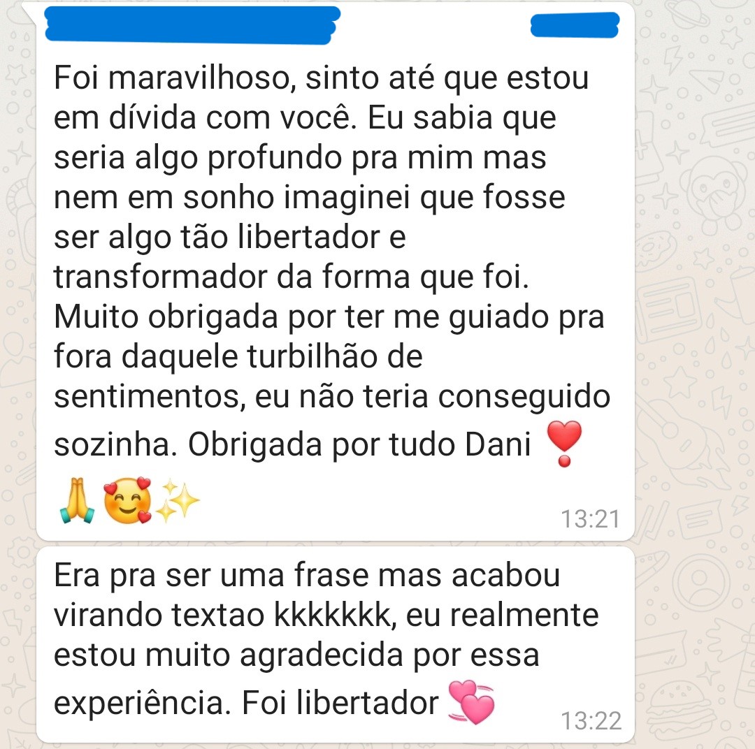 Depoimento: Saída do turbilhão emocional